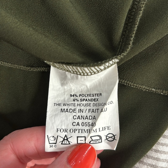 SYMPLI open front long cardigan duster Olive Green Drape Cardigan jacket size 2 - Picture 10 of 12